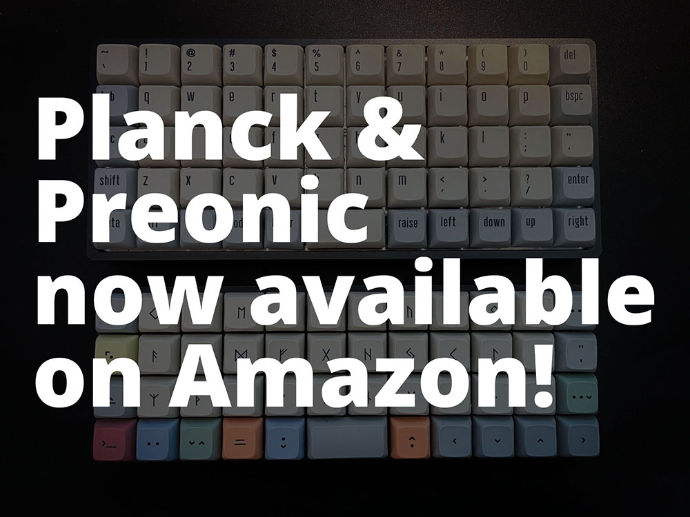 OLKB Planck & Preonic Keyboards