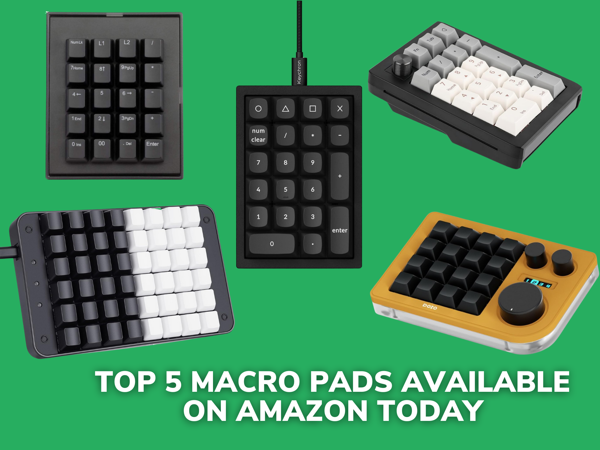 Unleash Productivity: Top 5 Macro Pads Available on Amazon Today
